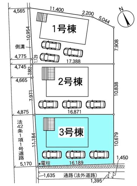 みよし市明知町新築戸建全3棟3号棟