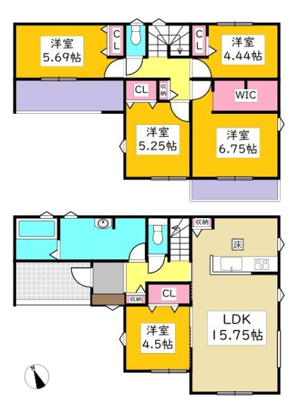 東郷町白鳥新築戸建全2棟1号棟