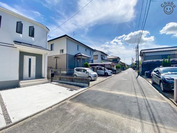 東浦町森岡新築戸建全2棟A号棟(前面道路含む現地写真)