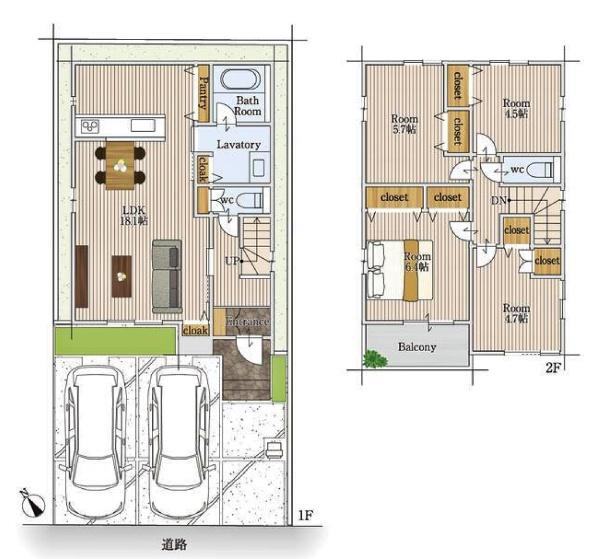 岡崎市栄町新築戸建全3棟3号地