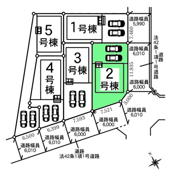 岡崎市本宿台新築戸建全5棟2号棟
