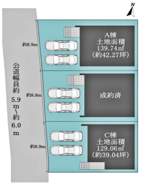 岡崎市戸崎町新築戸建全3棟C号棟