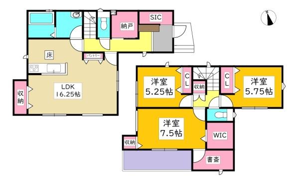 岡崎市岩津町新築戸建全2棟2号棟