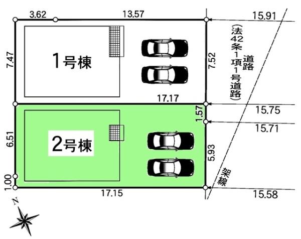 岡崎市矢作町新築戸建全2棟2号棟