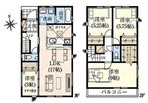 幸田町大草新築戸建全4棟1号棟