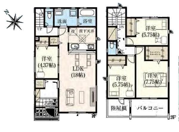 幸田町大草新築戸建全4棟3号棟