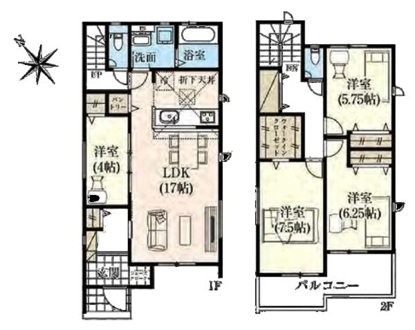 幸田町大草新築戸建全4棟4号棟