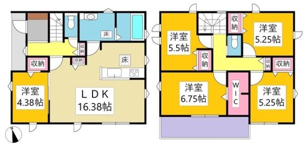 岡崎市能見町新築戸建全2棟1号棟