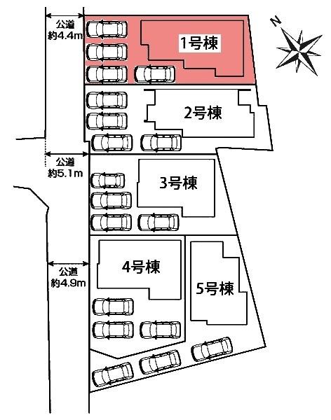 岡崎市福岡町新築戸建全5棟1号棟