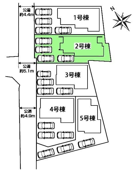 岡崎市福岡町新築戸建全5棟2号棟