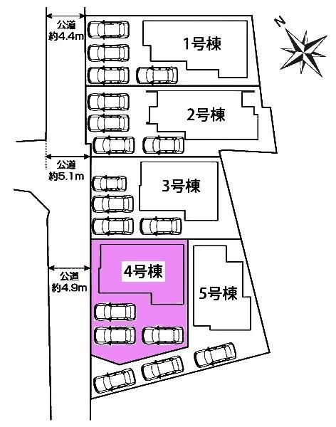 岡崎市福岡町新築戸建全5棟4号棟