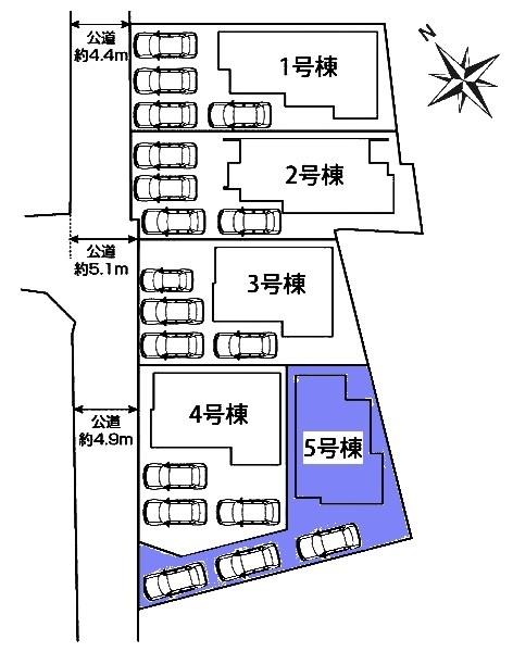 岡崎市福岡町新築戸建全5棟5号棟