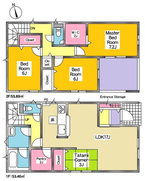豊田市広美町新築戸建全3棟1号棟