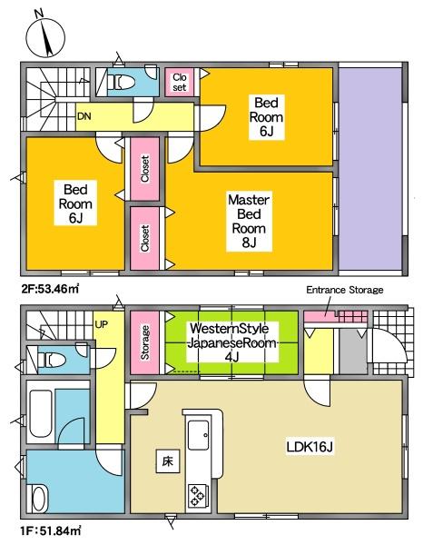 豊田市広美町新築戸建全3棟2号棟