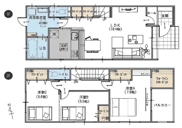 岡崎市六名南１丁目の新築一戸建