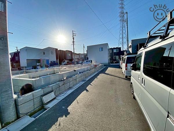 岡崎市中島町新築戸建全3棟2号棟(現地からの眺望)