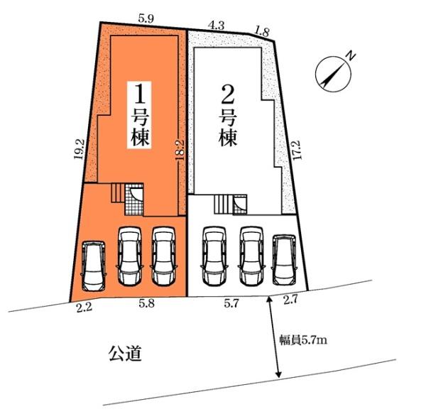 刈谷市重原本町新築戸建全2棟1号棟