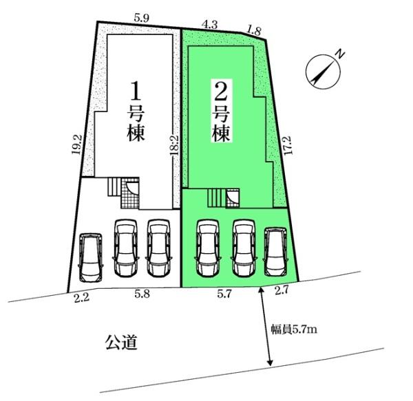 刈谷市重原本町新築戸建全2棟2号棟