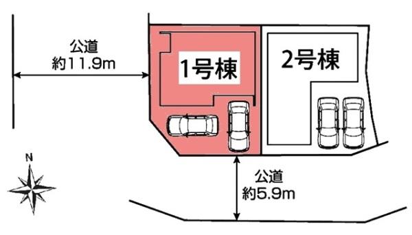 岡崎市若松町新築戸建全2棟1号棟