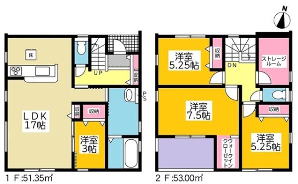 幸田町菱池新築戸建全6棟3号棟