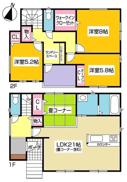 豊田市東山町新築戸建全2棟1号棟