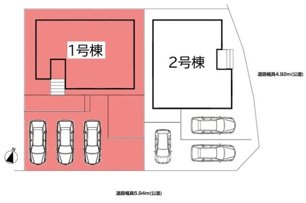 豊田市東山町新築戸建全2棟1号棟