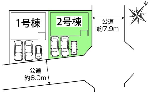 豊明市二村台新築戸建全2棟2号棟