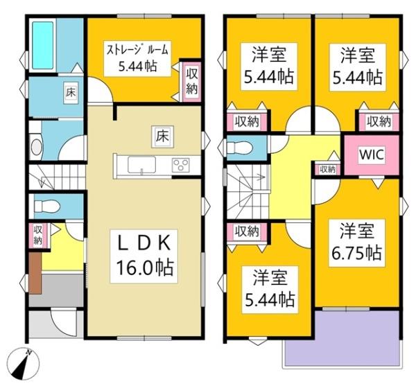 岡崎市上地新築戸建全2棟1号棟