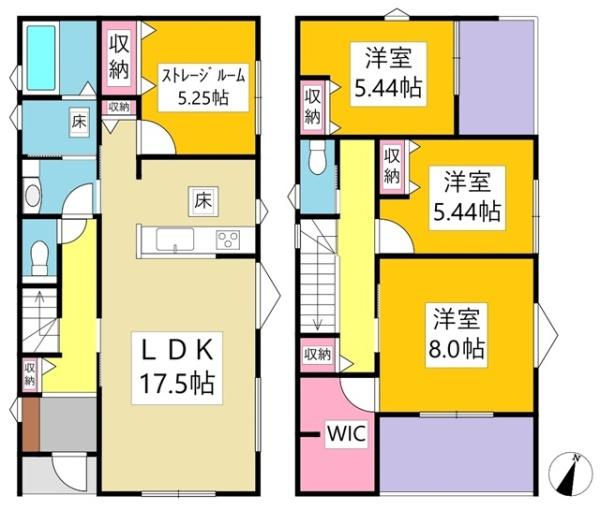 岡崎市上地新築戸建全2棟2号棟