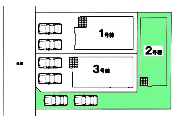 豊田市美里６丁目新築戸建全3棟2号棟