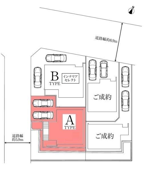 豊明市新栄町新築戸建全4棟A棟