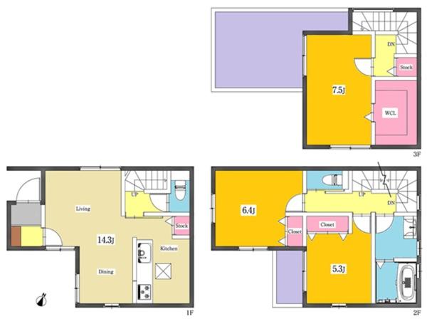知立市西町分譲戸建全2棟A棟