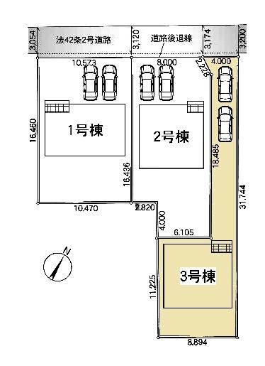 東海市富木島町新築戸建全3棟3号棟