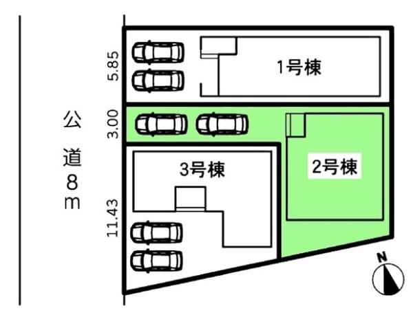碧南市善明町新築戸建全3棟2号棟