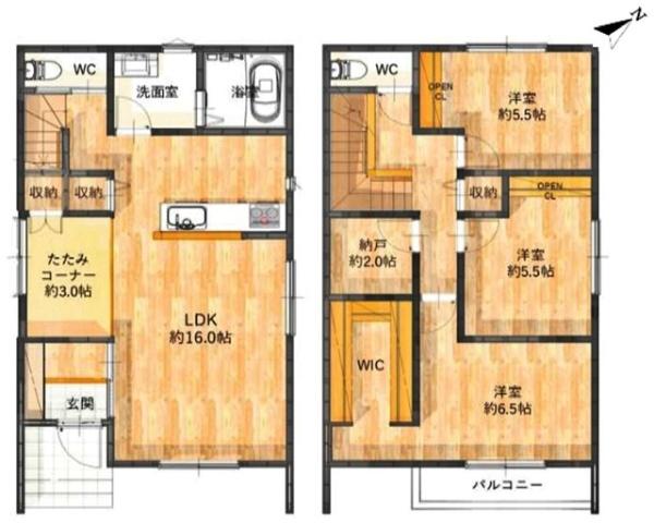 西尾市下矢田町新築戸建全3棟A号棟