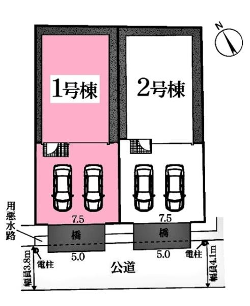 西尾市熊味町新築戸建全2棟　1号棟