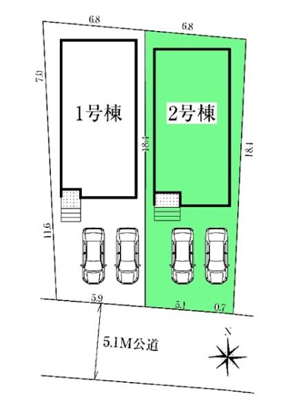 高浜市春日町新築戸建全2棟2号棟