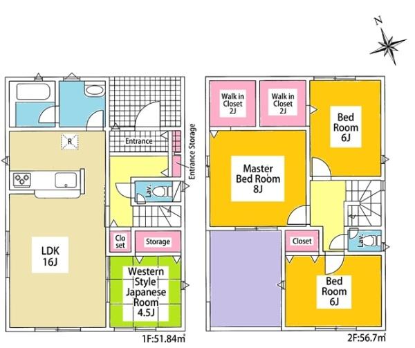 岡崎市細川町新築戸建全2棟1号棟