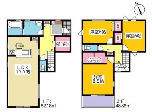 岡崎市福岡町新築戸建全4棟1号棟