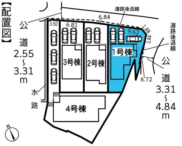 岡崎市福岡町新築戸建全4棟1号棟