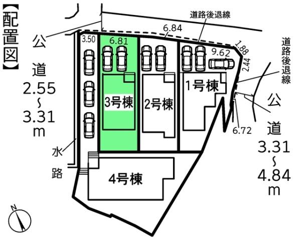 岡崎市福岡町新築戸建全4棟3号棟