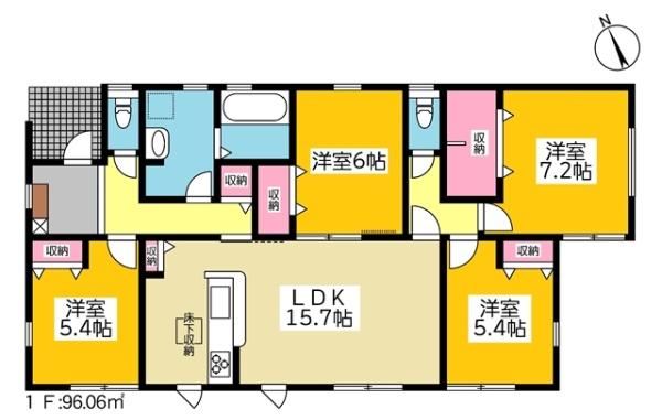 岡崎市福岡町新築戸建全4棟4号棟