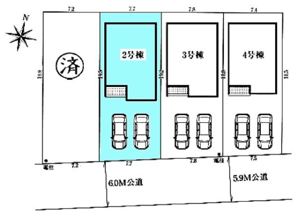 瀬戸市品野町新築戸建全4棟2号棟