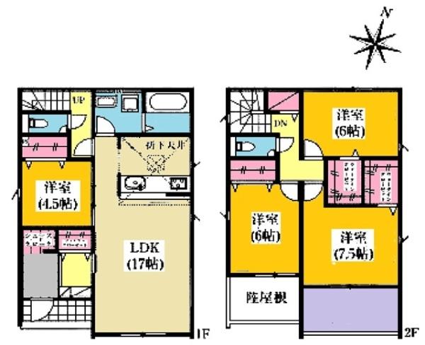 瀬戸市品野町新築戸建全4棟3号棟