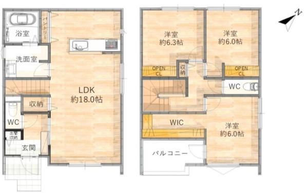 高浜市湯山町新築戸建全2棟B棟