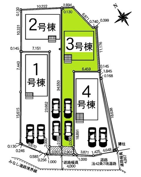 岡崎市国正町新築戸建全4棟3号棟