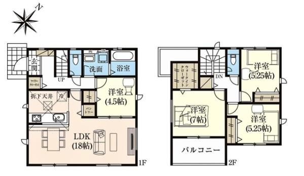 安城市赤松町新築戸建全2棟2号棟
