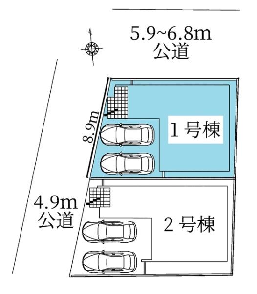 刈谷市野田町新築戸建全2棟1号棟