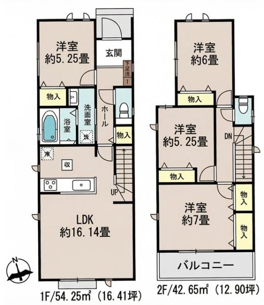 刈谷市築地町新築戸建全5棟A号棟