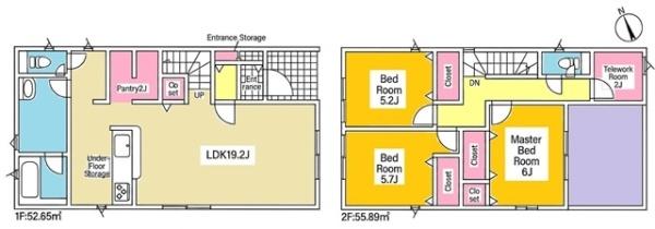 豊橋市石巻西川町新築戸建全3棟2号棟